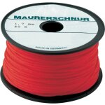 Overmann - cordeaux macon pe 1, 0mm 100m rouge