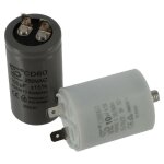 Oxeo - 2 condensateurs cd60 100 uf 250 vac - cbb60 16 uf 450 vac 50 / 60hz pour ponceuse stationnaire ...
