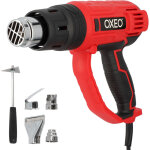 Oxeo - dcapeur thermique 2000w professionnel - ecran digital - tempratures 60 - 600 degrs - 4 buses ...