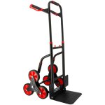 Oxeo - diable monte escalier pliable - 300kg - acier renforc - poignes ergonomiques - plateau rabattable ...