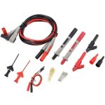 P1300c cordons de test pour multim�tre num�rique �lectronique , xu, avec pinces crocodiles kit complet ...