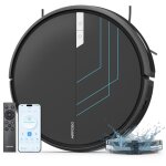 P30 aspirateur robot laveur 3 000pa, wi - fi / app / alexa, auto - chargeur pour sols durs, poils d'animaux ...