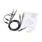 P6100 lot de 2 sondes d'oscilloscope de haute prcision 1x 10x 100 mhz sonde de test  pince crocodile ...