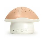 Pabobo - veilleuse champignon musicale avec projecteur d'�toiles rose