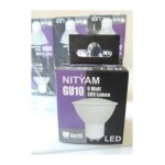 Nityam - pack de 10 ampoules led 6w blanc chaud 3000k 500lm spot gu10 230v angle 120� (�quival 40w) 20000h ...