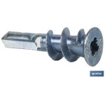 Pack de 100 taco zamak 13x37 pour plaques