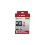 Pack de 2 cartouches d'encre + pack papiers photo - canon - pg - 540 noir + cl - 541 couleur