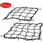 Fei yu - pack de 2 filets  bagages moto, filet vlo, filet casque avec crochet, filet de scurit, sangle ...