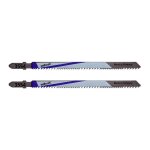 Pack de 2 lames wolfcraft 3554000 pour scie sauteuse l 110 mm