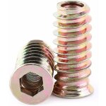 [jamais utilis�] pack de 20 pi�ces m8 �crou hexagonal filet� en alliage de zinc, �crous d'insert en alliage ...