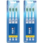 Pack de 3 brosses � dents oral - b classic care - couleurs aleatoires pack de 6