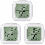 Pack de 3 mini hygromtres  thermomtre numrique lcd pour chambre de bb, chambre pour personnes ges, ...