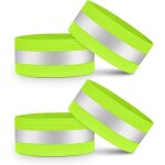 Pack de 4 brassards r�fl�chissants running, dispositifs r�fl�chissants, bande r�fl�chissante running, ...