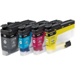 Pack de 4 cartouches dencre lc426val brother noir, cyan, magenta, jaune - mfc - j4335dwxl, mfc - j4340dw, ...