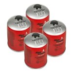 Alpentech - pack de 4 cartouches de gaz 500gr butane / propane mix gaz camping appareils � gaz