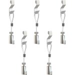 Artiteq - pack de 5 kit d'accrochages tableaux suspension sur grilles, panneaux Artiteq - pack de 5 kit d'accrochages tableaux suspension sur grilles, panneaux
