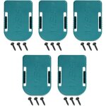Pack de 5 supports de support de batterie pour makita �galement pour bosch18v couvercle de batterie, ...