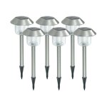 Pack de 6 balises solaires rvb et blanc, ip44 - pack6so1017 - xanlite