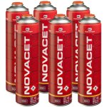 Pack de 6 cartouches de gaz 330gr novacet butane propane mix 600ml valve 7 / 16 kemper Pack de 6 cartouches de gaz 330gr novacet butane propane mix 600ml valve 7 / 16 kemper