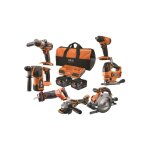 Sans marque - pack aeg artisan 7 outils 18v - 2 batteries 5, 0ah - chargeur - jp18b6 - 502b