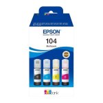 Pack de cartouche d'encre epson ecotank 104 4 couleurs