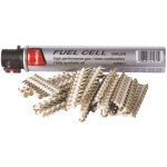 Packs : clous c6 + 1 cartouche de gaz pour cloueur � b�ton (gn420c, pulsa700e, nc40g) makita 196290 - ...