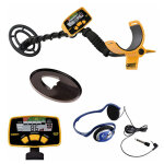 Garrett - pack : dtecteur de mtaux ace 200i + protge disque + casque audio