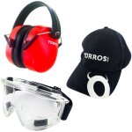 Pack lunettes de s�curit� - casque anti - bruit et casquette torros bops100