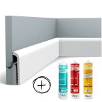 Pack mkp 44 mtres linaires de sx185 + colles l200 x h12 x l2, 5 cm - l200 x h12 x l2, 5 cm orac decor ...