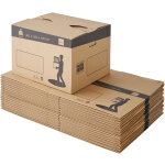 Lot de 20 cartons déménagement à montage automatique et rapide - 120l, charge max 30kg - made in france ... Lot de 20 cartons déménagement à montage automatique et rapide - 120l, charge max 30kg - made in france ...
