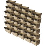 Lot de 30 caisses en carton - 53 x 30 x 26 cm - transport, d�m�nagement, stockage - pack and move