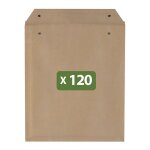 Pack and move - lot 120 enveloppes � bulles kraft - 30 x 21 cm - exp�dition facile - ultra renforc�e ...