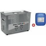 Pack nettoyeur � ultrasons 4, 5l professionnel + 5l de nettoyant ecoplus mw tools ucc004pack