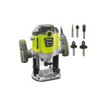 Ryobi - pack d�fonceuse �lectrique rrt1600 - k - 1600w - 254mm - coffret 5 fraises panach�es - rakrbs5 ...