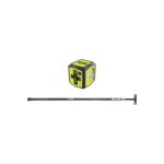 Pack ryobi laser croix verte rbcllg1 - 15m de porte - canne tlescopique rbcltp1 - 320cm