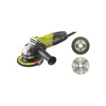 Pack ryobi meuleuse d'angle rag600 - 115g - 600w - 115mm - 6 disques - rak6agd115 - 115mm