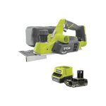 Pack ryobi rabot r18pl - 0 - 18v one + - 82mm - 1 batterie 2. 0ah - 1 chargeur rapide rc18120 - 120
