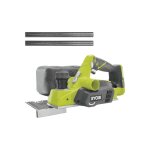 Pack ryobi - rabot r18pl - 0 - 18v one + - 82mm - sans batterie ni chargeur - jeu de 2 fers jetables ... Pack ryobi - rabot r18pl - 0 - 18v one + - 82mm - sans batterie ni chargeur - jeu de 2 fers jetables ...