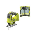 Ryobi - pack scie sauteuse pendulaire r18js - 0 - 18 v one + sans batterie ni chargeur - coffret de20 ...