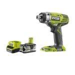 Pack ryobi visseuse � choc 18v one + r18id3 - 0 - 1 batterie 5. 0ah - 1 chargeur rapide 2. 0ah rc18120 ...