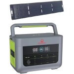 Pack station d'nergie portable 2400w + panneau solaire pramac