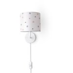Paco home - applique abat - jour tissu lampe à poser lampe de chevet e14 vintage rétro ronde lampe murale ... Paco home - applique abat - jour tissu lampe à poser lampe de chevet e14 vintage rétro ronde lampe murale ...