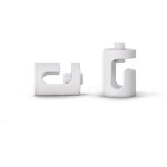 Gaine c�ble suspension plafond gestion c�bles lampe porte - c�ble crochet plafond blanc jeu de 2, clips ...