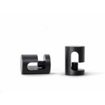 Gaine c�ble suspension plafond gestion c�bles lampe porte - c�ble crochet plafond noir jeu de 2, clips ...