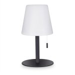 Lampadaire intrieur extrieur batterie jardin terrasse rechargeable blanc, lampe de table 1 (batterie ...