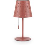 Lampadaire intrieur extrieur batterie jardin terrasse rechargeable rouge, lampe de table 2 (batterie ...