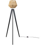 Paco home - lampadaire moderne salon chambre aspect rotin boho corbeille e27 beige (�33 cm), lampadaire ...