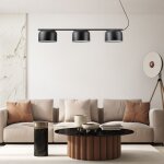 Paco home - lampes led suspension lampadaire plafonnier d�co salon liseuse bureau e27 noir, pendelleuchte ...