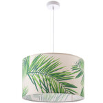 Paco home - plafonnier salon lampe table � manger suspension fleurs palmiers d�co e27 lampe � suspension ...