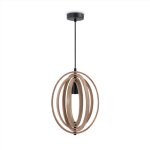 Paco home - suspension dco salon luminaire salle  manger lampe chambre bois e27 bois, lampe  suspension ...
